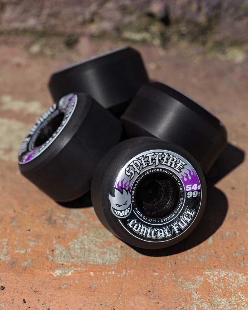 Spitfire Formula Four Skateboard Wheels Team Color Pack Conical Full 99 54mm