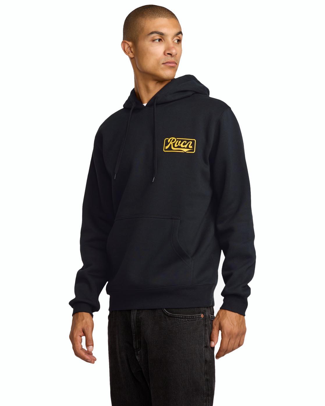 RVCA Frame Up Hooded Sweatshirt Black