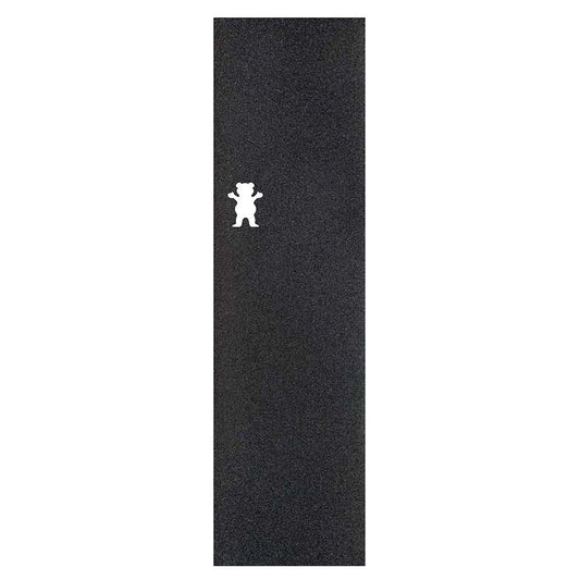 Grizzly Goofy Bear Cutout Grip Black Griptape Sheet 9"