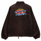 Santa Cruz Salba Voodoo Pit Coach Jacket Coffee Brown