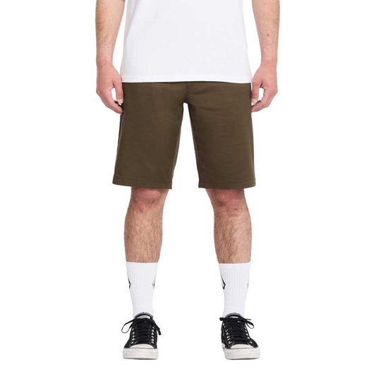 Volcom Frickin Modern Stretch Short 21 Sage Leaf Green