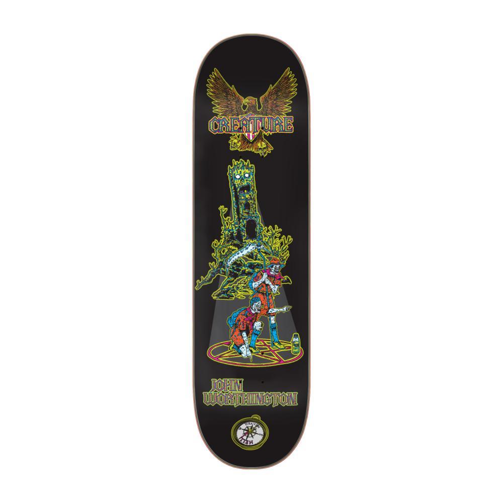 Creature VX Skateboard Deck Worthington Scout Black Multi 8.6"