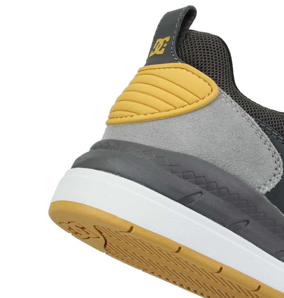 DC Shoes Ascend S Dark Grey Grey Tan Skate Shoes