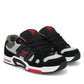DC AT-2 Black Grey Red Leather Skate Shoes