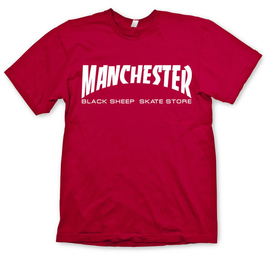 Black Sheep Manchester T-Shirt Cardinal Red