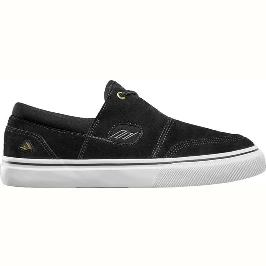 Emerica Dakota Servold Pro Black White Gold Skate Shoes
