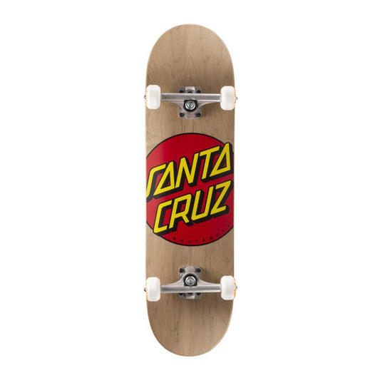 Santa Cruz Classic Dot Brown Complete Skateboard Kit 8.375"