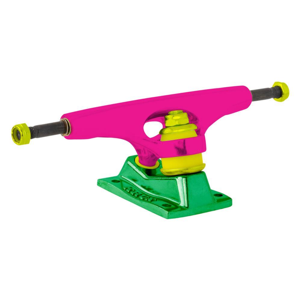 Krux Skateboard Truckss K5 The Raver Standard Pink/Green/Yellow 8.25"