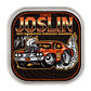 Bronson Speed Co. Skateboard Bearings Chris Joslin Pro 6-Ball Raw Silver Orange
