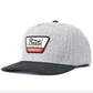 Brixton Linwood Netplus Snapback Cap One Size Heather Grey Black