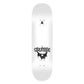 Creature Skateboard Deck Baekkel BLKMTL (UV Activated) White  Black 8.6"