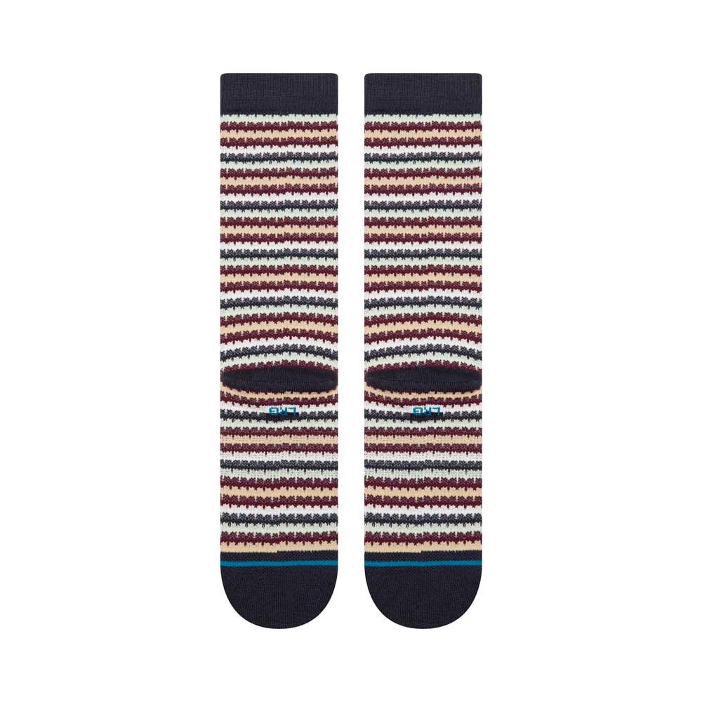 Stance Socks Chiclets Waffle Knit Crew Navy Large