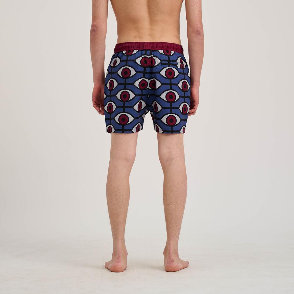 Santa Cruz Skateboards Swim shorts Salba Eyes Blue Red Multi