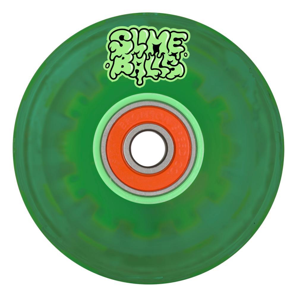 SlimeBalls Skateboard Wheels Accelerator Light Ups OG Green 78a 66mm