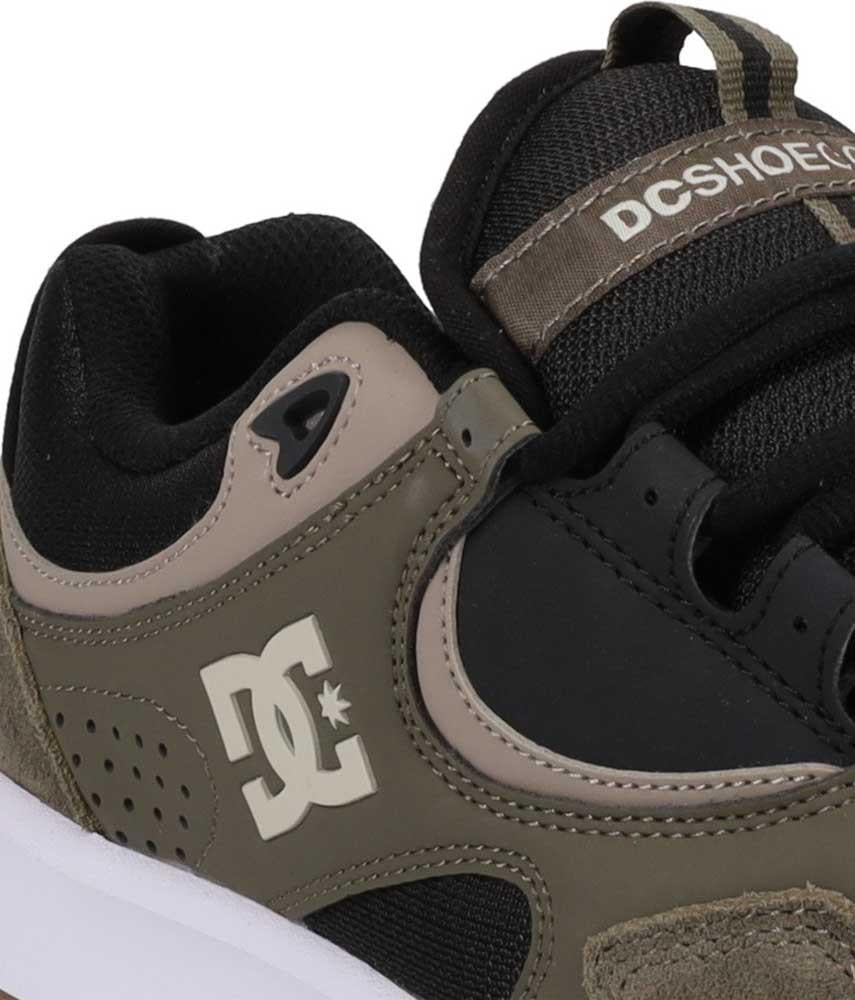 DC Kalynx Zero S Green Leather Skate Shoes