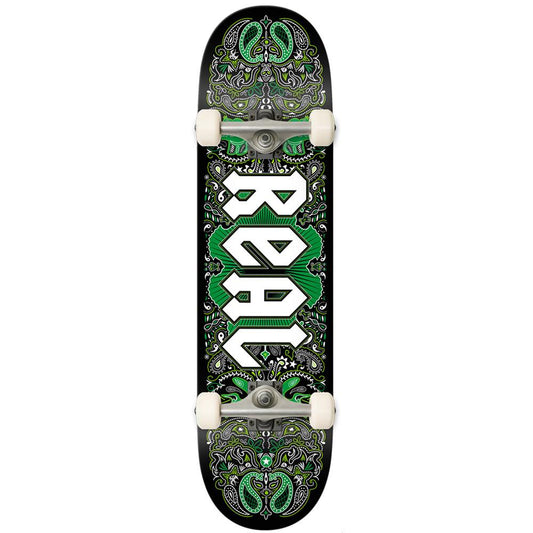 Real Bandana Factory Complete Skateboard Green 8.06"