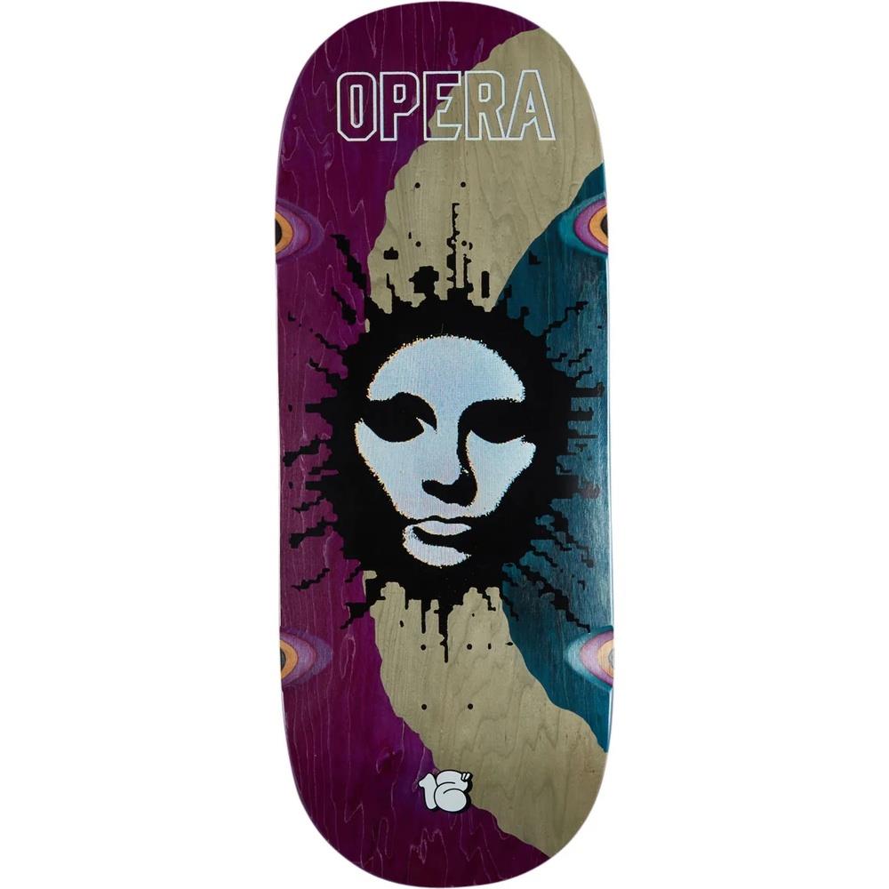 Opera Fatties RGB Mask Ex7 Skateboard Deck Blue Purple 12"
