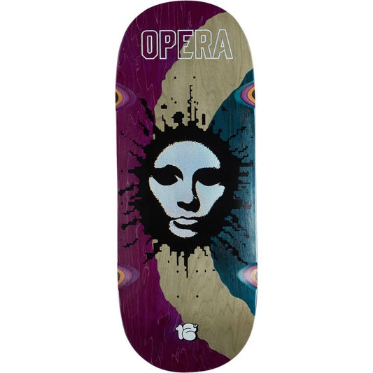 Opera Fatties RGB Mask Ex7 Skateboard Deck Blue Purple 12"