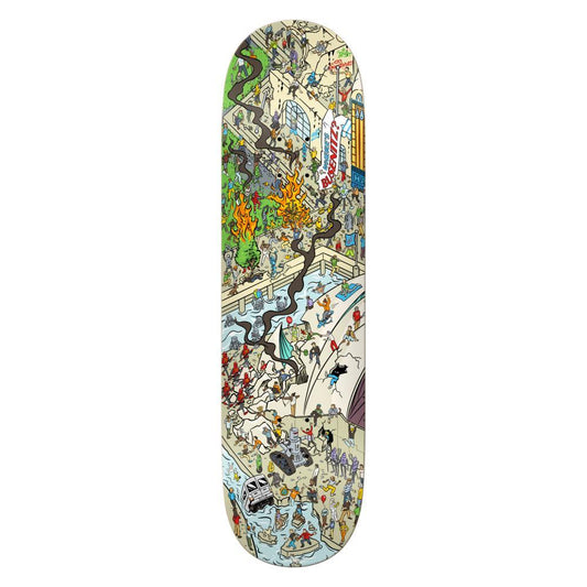 Real Skateboard Deck Where's Busenitz Multi 8.38"