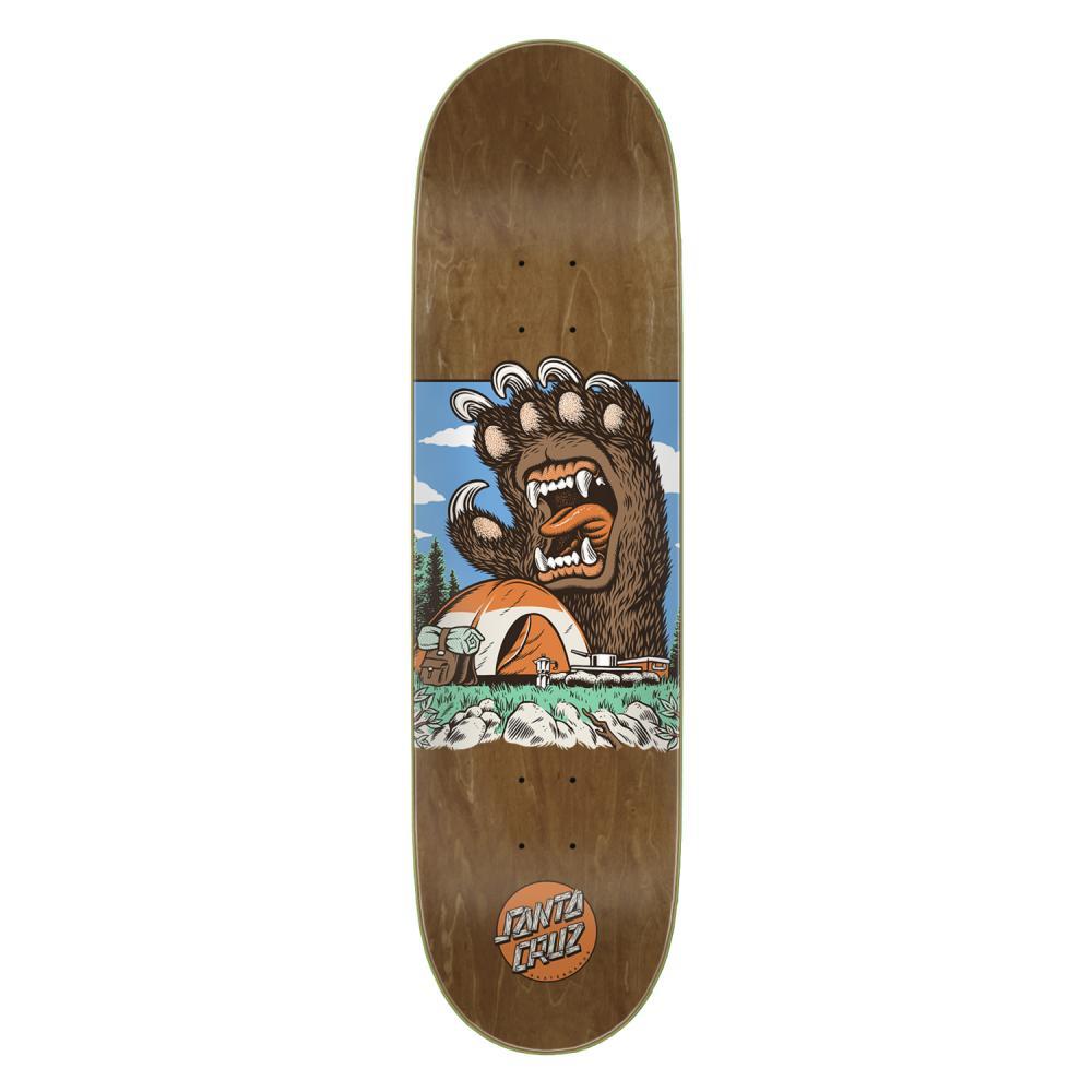 Santa Cruz Skateboard Deck Screaming Grizzly 7 Ply Birch Brown 8.5"