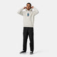 Santa Cruz Hooded Sweatshirt Screaming Flame Front Mist Medium