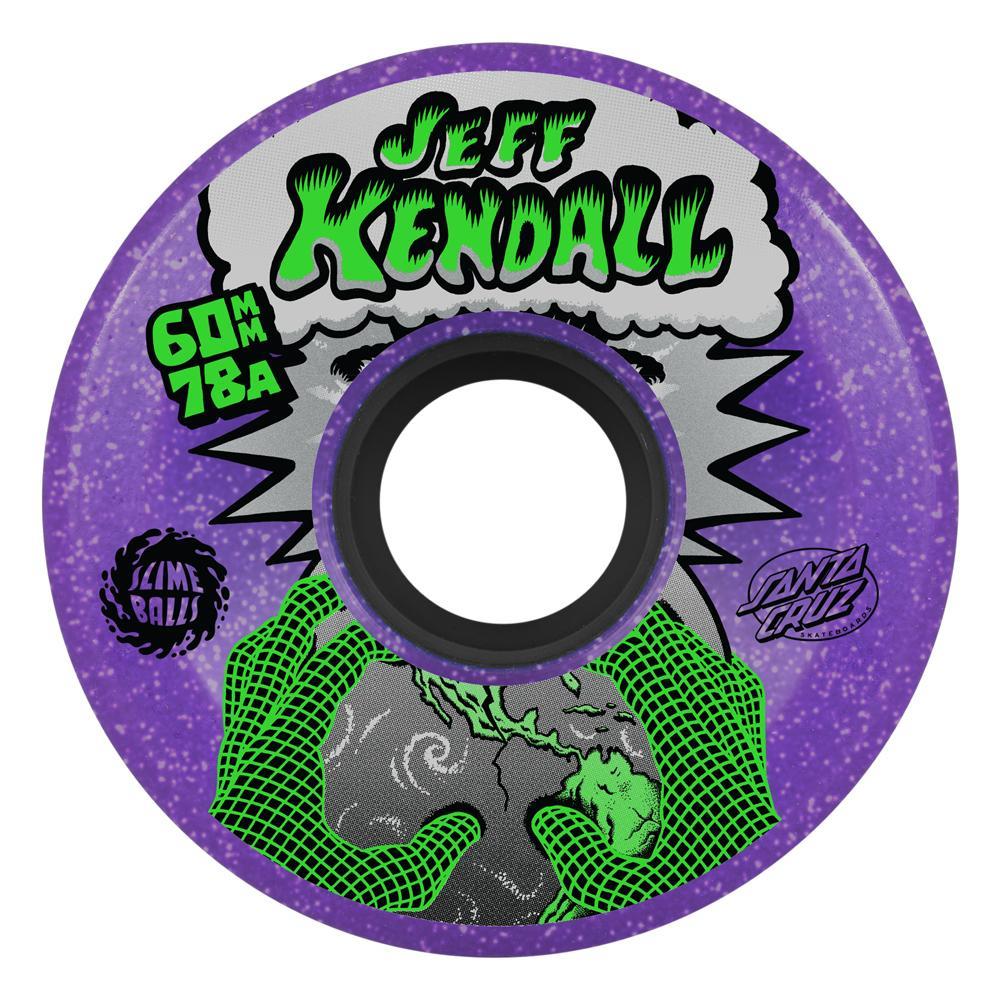 Slime Balls Skateboard Wheels Kendall End of the World 78a Purple 60mm