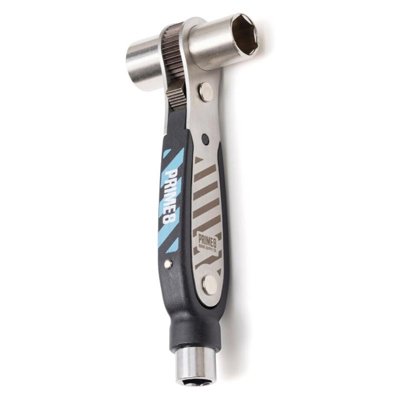 Prime 8 Supply Co Ratchet Lite Skateboard Tool Black