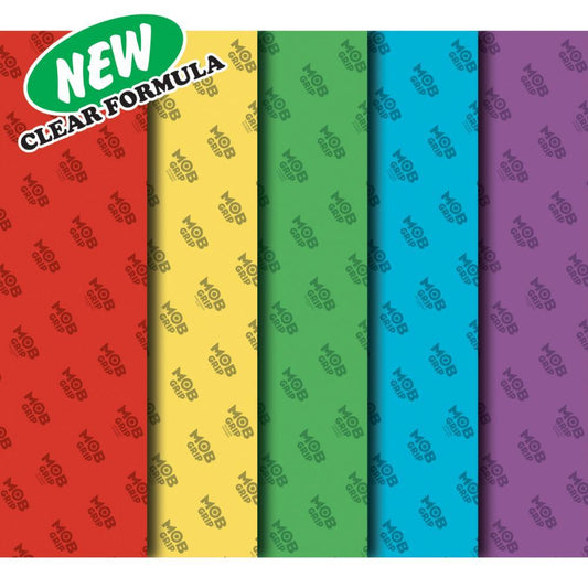 MOB Skateboard Griptape Graphic Translucent Colors 9" Choose Your Colour