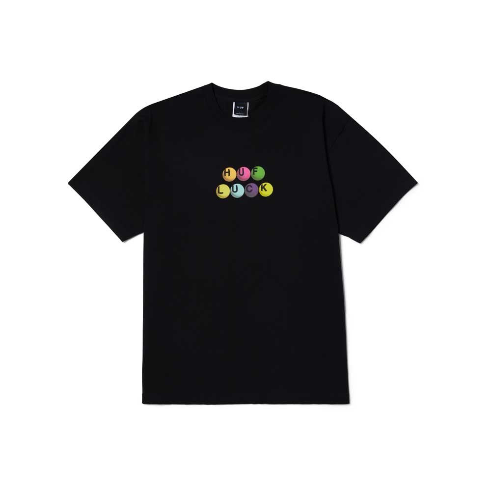 Huf Lucky Short Sleeve T-Shirt Black