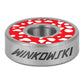 Bronson Speed Co. Skateboard Bearings Winkowski Mushroom G3 Red/White 8mm