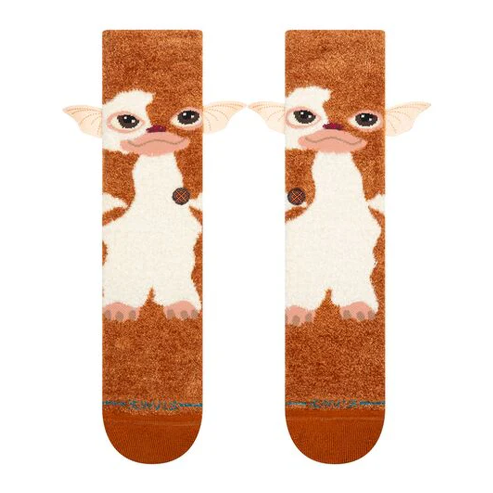 Stance X Gremlins Gizmo Crew Socks Brown Large Uk7-11