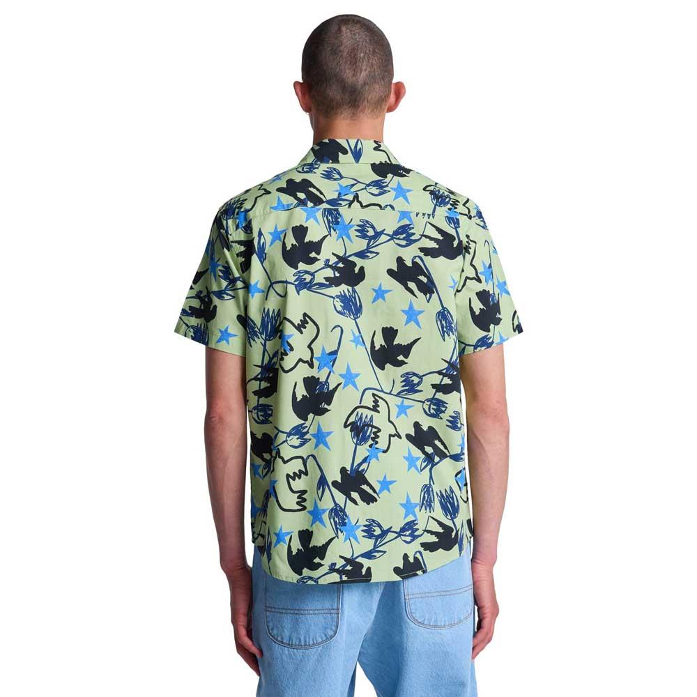 RVCA AF Dive In Short Sleeve Shirt Beechnut Green