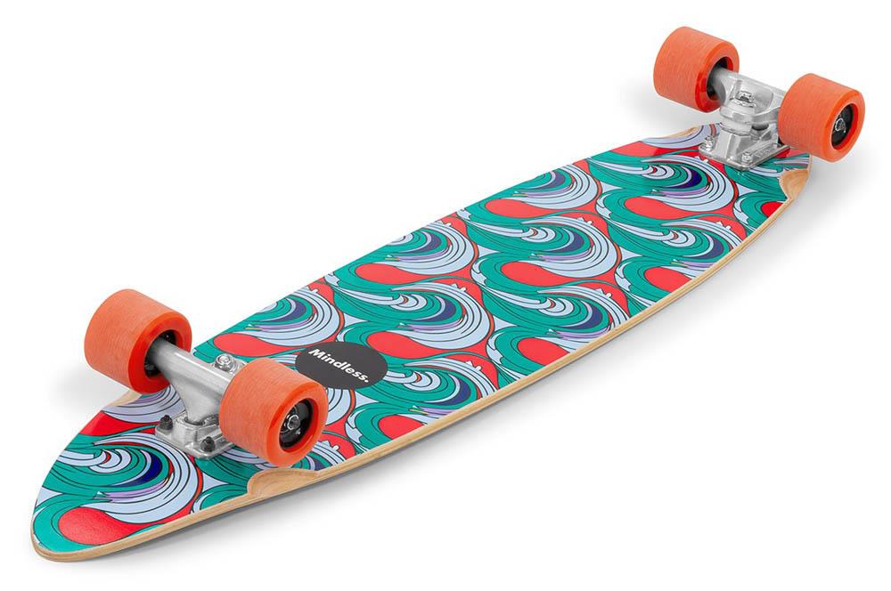 Mindless Swift Complete Pintail Longboard Skateboard Orange 36 x 8.5''