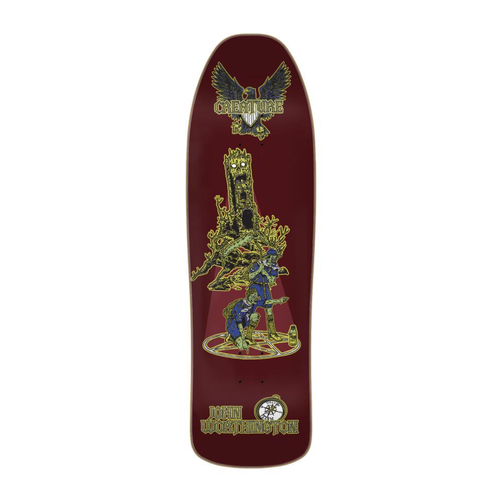 Creature VX Skateboard Deck Worthington Scout Red Multi 9.35"