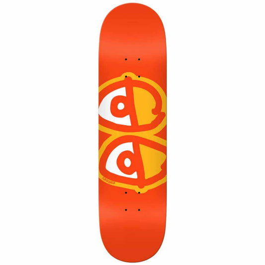 Krooked Skateboard Deck Team Eyes Orange 8.25"