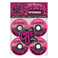 OJ Skateboard Wheels Pink Worms Super Juice Soft 78a Pink 60mm