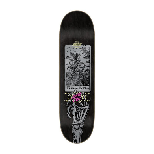Santa Cruz Pro Skateboard Deck Delfino Tarot Remix FeelBase Multi 8.25"