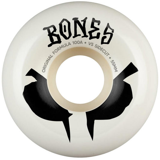 BONES Wheels OG Formula V5 Sidecut White Spring '26 100A 55mm
