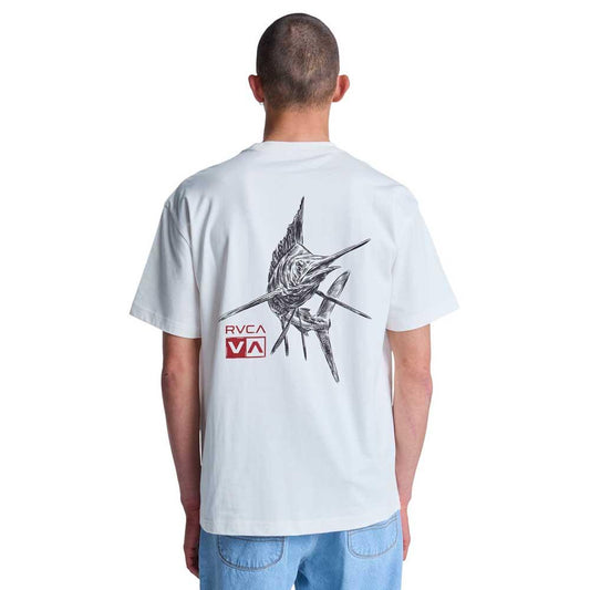 RVCA Horton Florida Short Sleeve T-Shirt Antique White