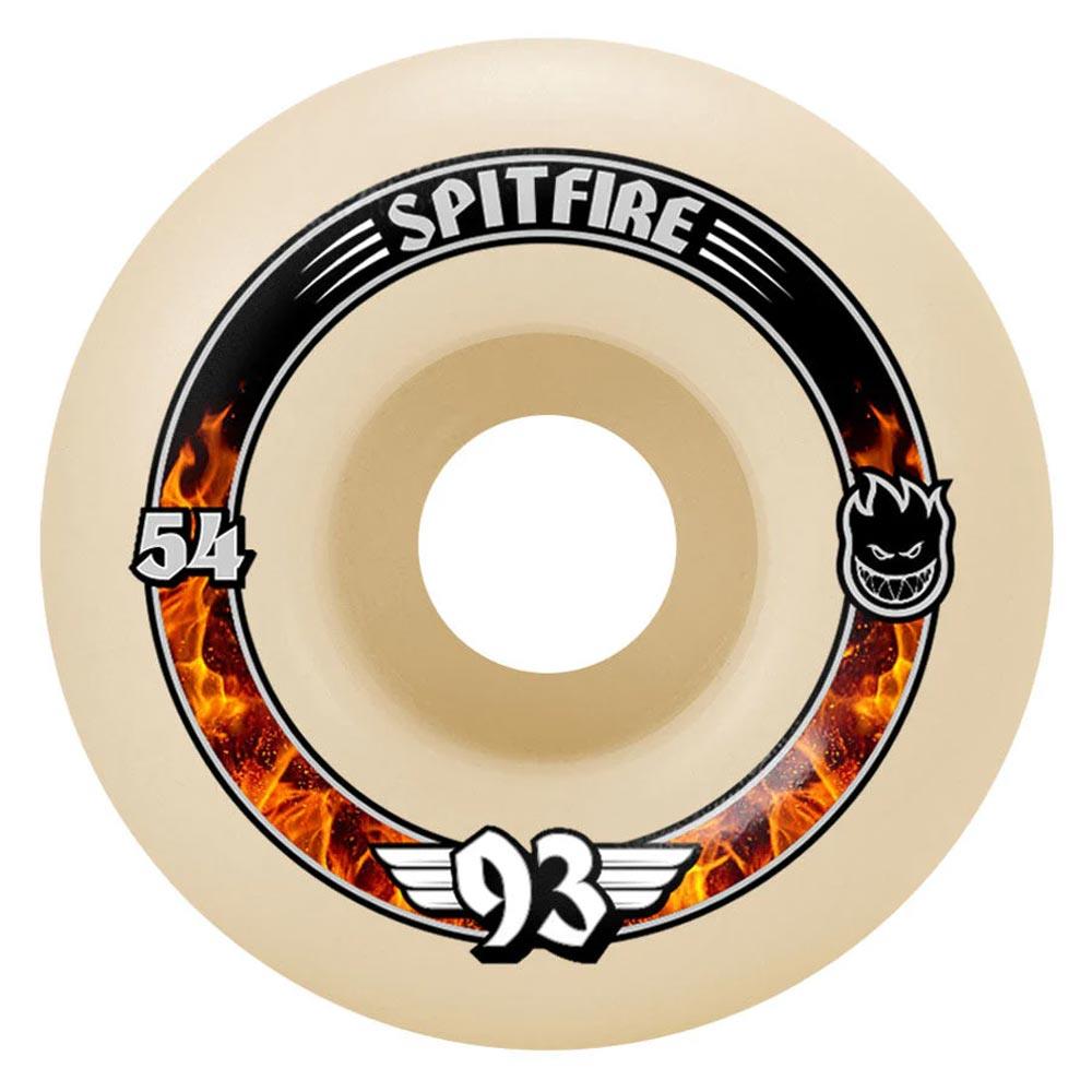 Spitfire Formula Four Skateboard Wheels 93a Radials 54mm Natural