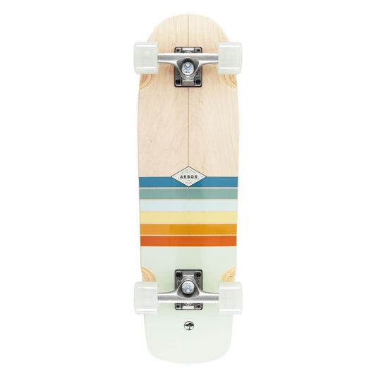 Arbor Cruiser Complete Skateboard Foundation Pilsner Multi 28.75"