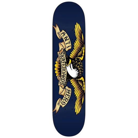 Anti Hero BBS Classic Eagle Skateboard Deck Navy 8.5"