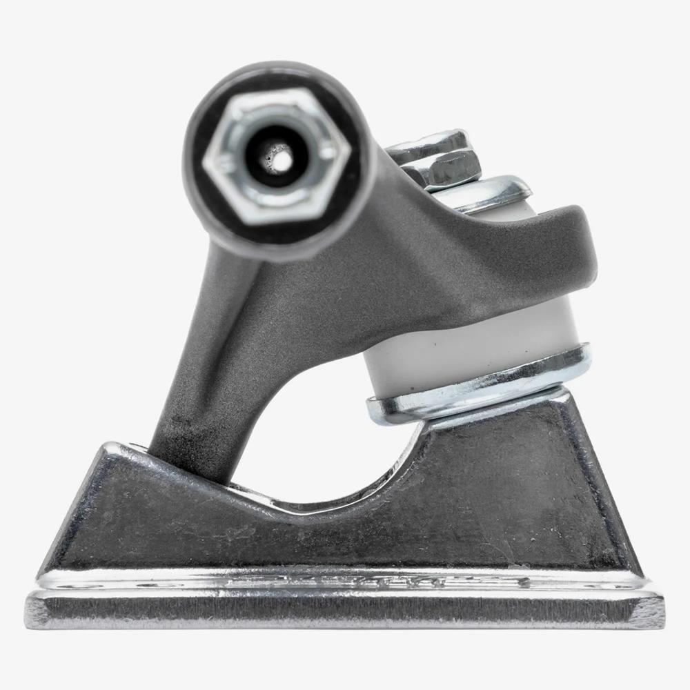 Slappy ST1 Hollow Lights Skateboard Trucks 6 Hole Baseplate Gunmetal 10"