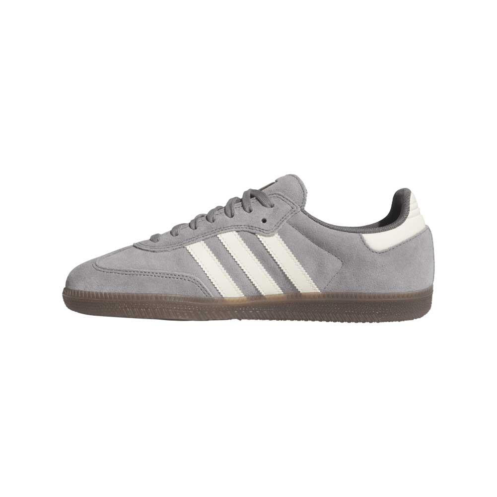 Adidas Skateboarding Samba ADV Grey Four Cre White Grey Heather Skate Shoes