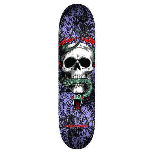 Powell Peralta Skull & Snake Black Purple Skateboard Deck 7.75"