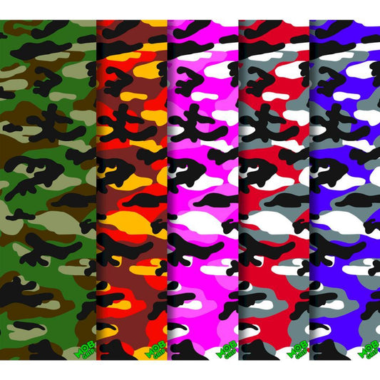 MOB Skateboard Griptape Camo Graphic Assorted 9" Choose Your Colour