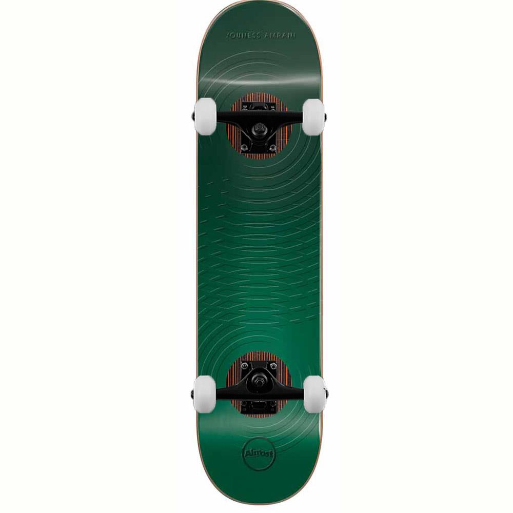 Almost Youness Knock Out Rings Impact Complete Skateboard Green 8.375''