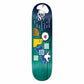 Krooked Skateboard Deck Knox On The Street Teal 8.25"