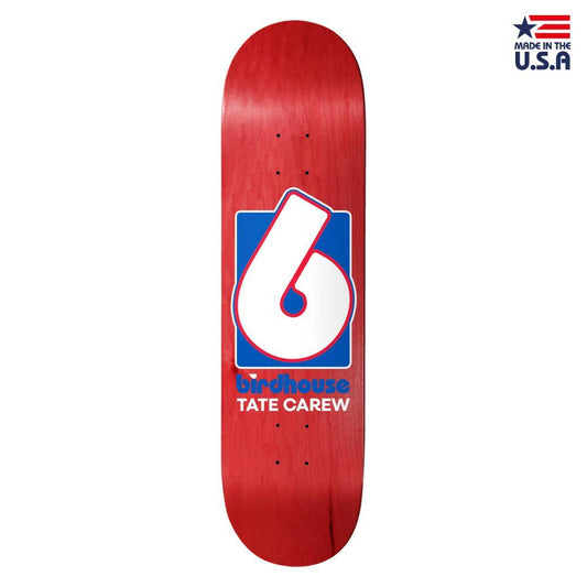 Birdhouse Pro Skateboard  Deck Carew 5 Rings Red 8.5"