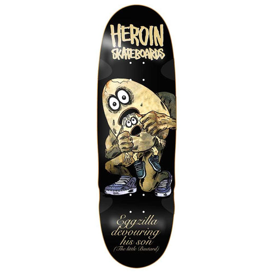 Heroin Skateboards Egg Eater Skateboard Deck 9.75"